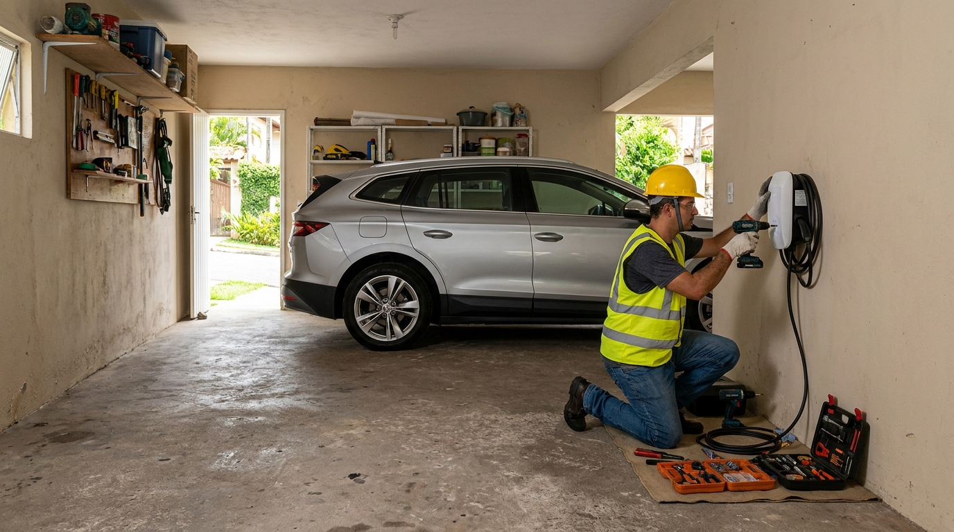 Instalação em garagem ou condomínio em Fortaleza‑CE