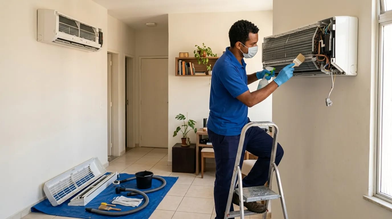 Limpeza da evaporadora em Fortaleza‑CE