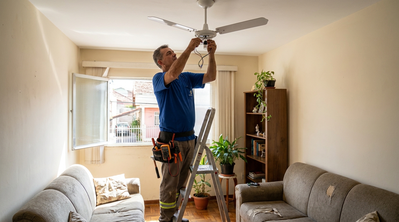 Montagem de Ventilador em Fortaleza‑CE